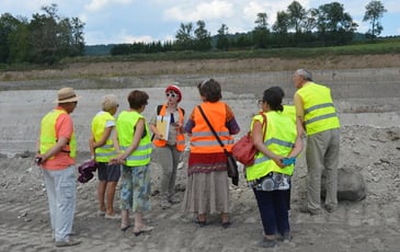 Visite des carrières de diatomées et usine