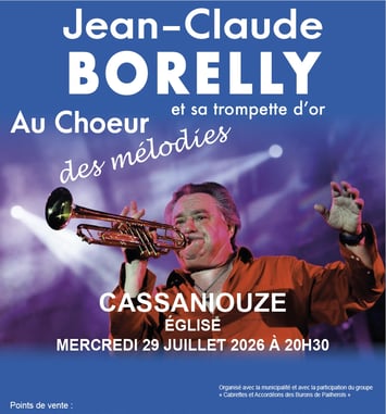 Concert avec Jean Claude Borelly