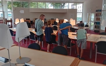 Visite en famille des Archives