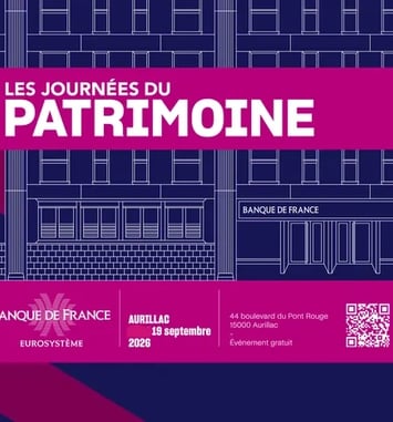 Visite de la Banque de France Boulevard du Pont-Rouge à Aurillac