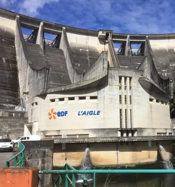 Chalvignac, le Barrage de l'Aigle