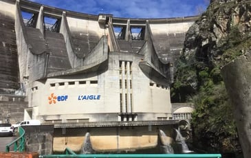 Chalvignac, le Barrage de l'Aigle