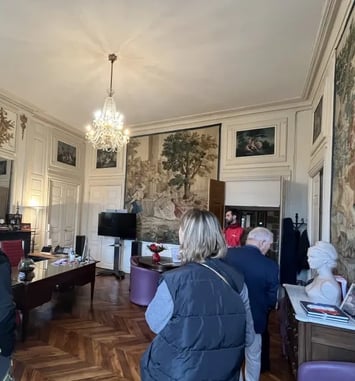 Visite de l'Hôtel d'Orcet, sous-préfecture