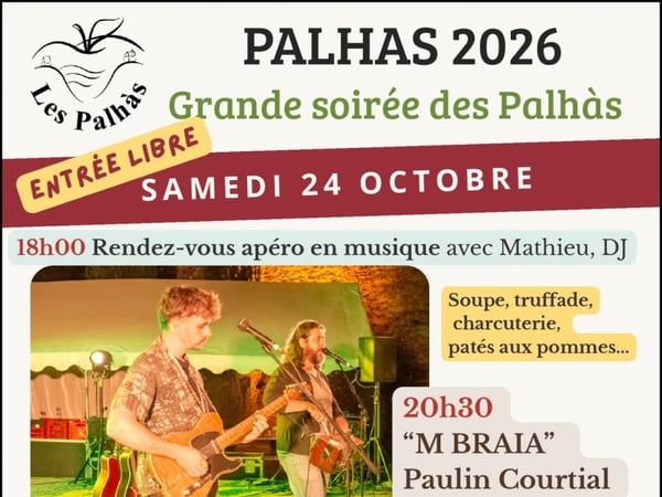 Palhàs 2026, Grande soirée des Palhàs